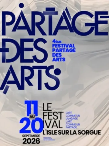 Affiche 2026 Festival 2026 d'Arts Contemporain à l'Isle-sur-la-Sorgue - Olivier Talon, French painter - Organisateur
