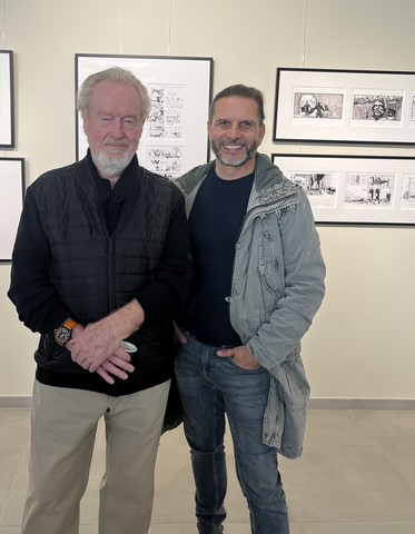 Ridley Scott et Olivier Talon Ridley Scott